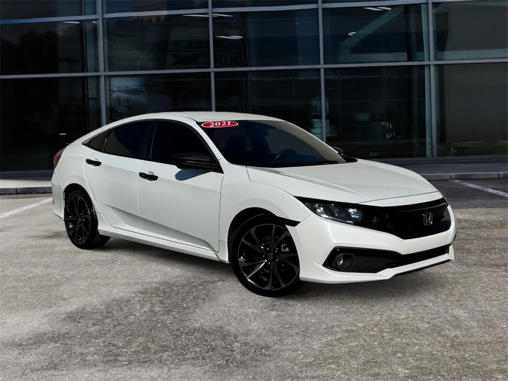 White 2021 Honda Civic Sport for sale in Knoxville, TN