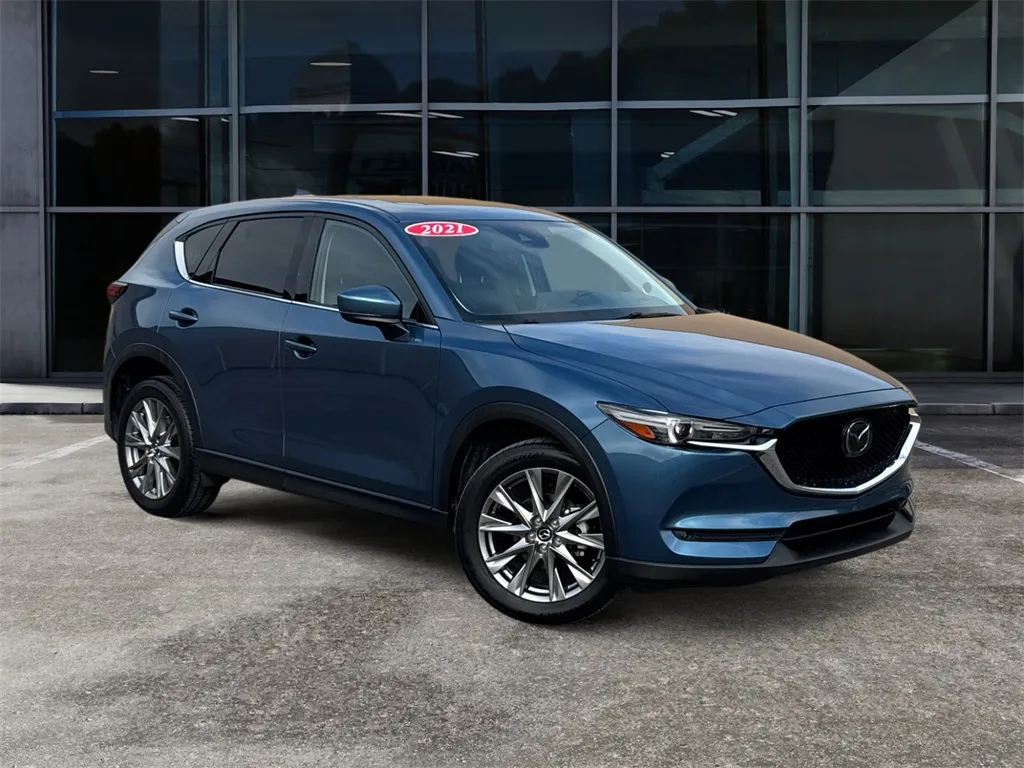 Blue 2021 Mazda CX-5 Grand Touring for sale in Knoxville, TN
