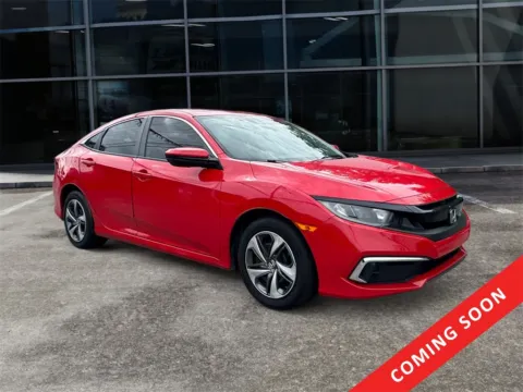 Red 2021 Honda Civic LX for sale in Knoxville, TN