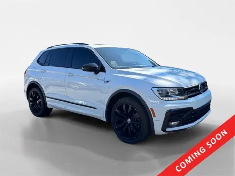 White 2021 Volkswagen Tiguan 2.0T SE R-Line Black for sale in Knoxville, TN