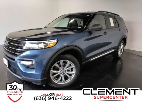 Blue 2020 Ford Explorer XLT for sale in Saint Charles, MO