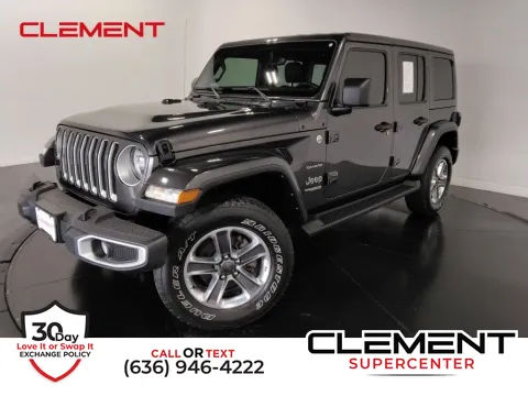 Gray 2021 Jeep Wrangler Unlimited Sahara for sale in Saint Charles, MO