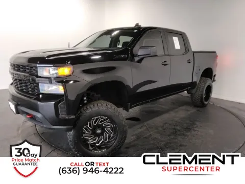 Black 2021 Chevrolet Silverado 1500 Custom Trail Boss for sale in Saint Charles, MO
