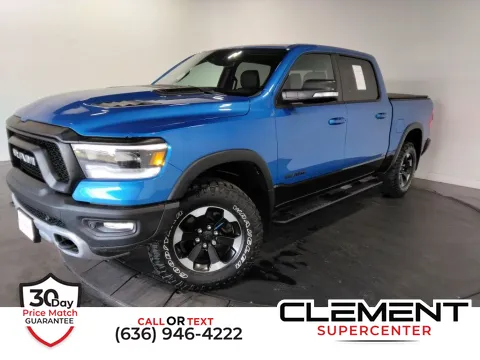 Blue 2022 Ram 1500 Rebel for sale in Saint Charles, MO