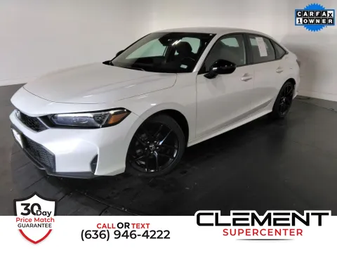 White 2025 Honda Civic Sport for sale in Saint Charles, MO