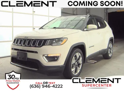 White 2020 Jeep Compass Limited for sale in Saint Charles, MO