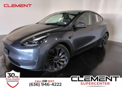 Blue 2022 Tesla Model Y Performance for sale in Saint Charles, MO