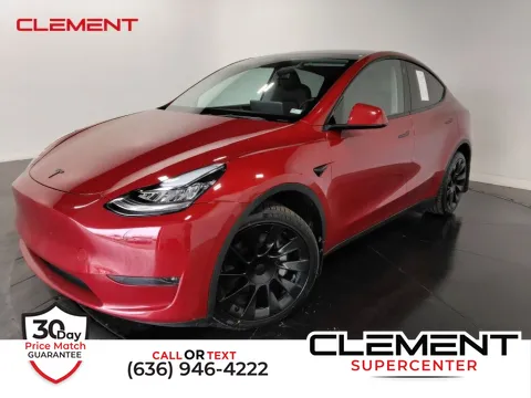 Red 2023 Tesla Model Y Long Range for sale in Saint Charles, MO