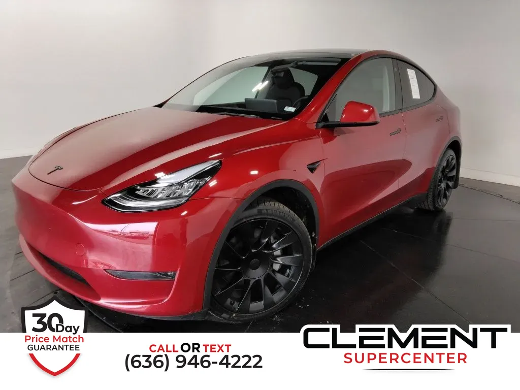 Red 2023 Tesla Model Y Long Range for sale in Saint Charles, MO