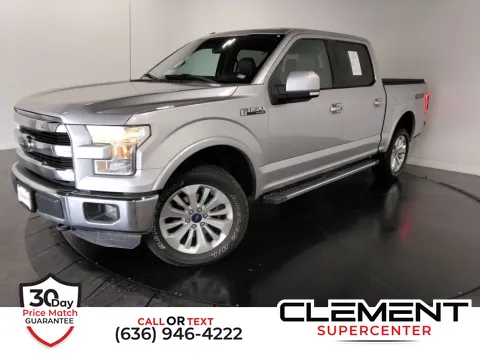 Silver 2016 Ford F-150 Lariat for sale in Saint Charles, MO