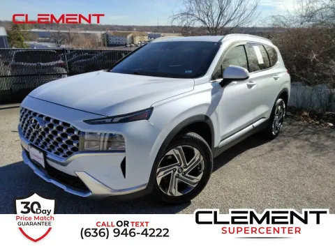 White 2022 Hyundai Santa Fe SEL for sale in Saint Charles, MO