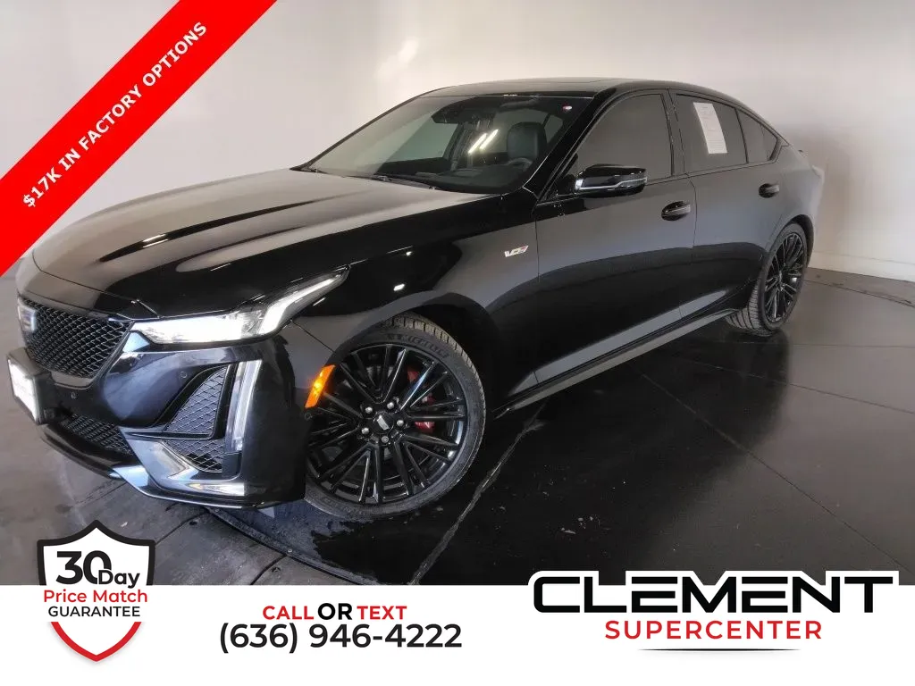 Black 2024 Cadillac CT5 V-Series for sale in Saint Charles, MO