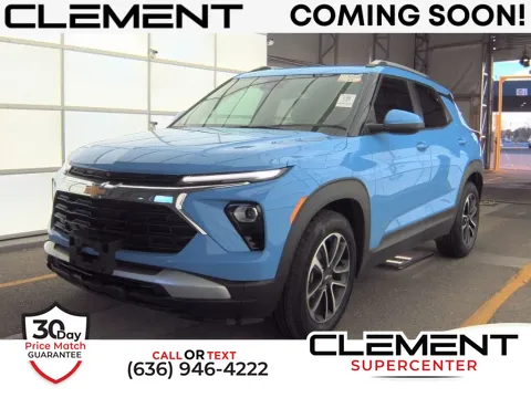 Blue 2024 Chevrolet TrailBlazer LT for sale in Saint Charles, MO