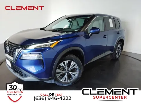 Blue 2022 Nissan Rogue SV for sale in Saint Charles, MO