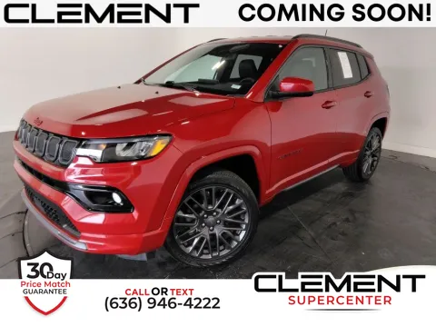 Red 2022 Jeep Compass Limited for sale in Saint Charles, MO