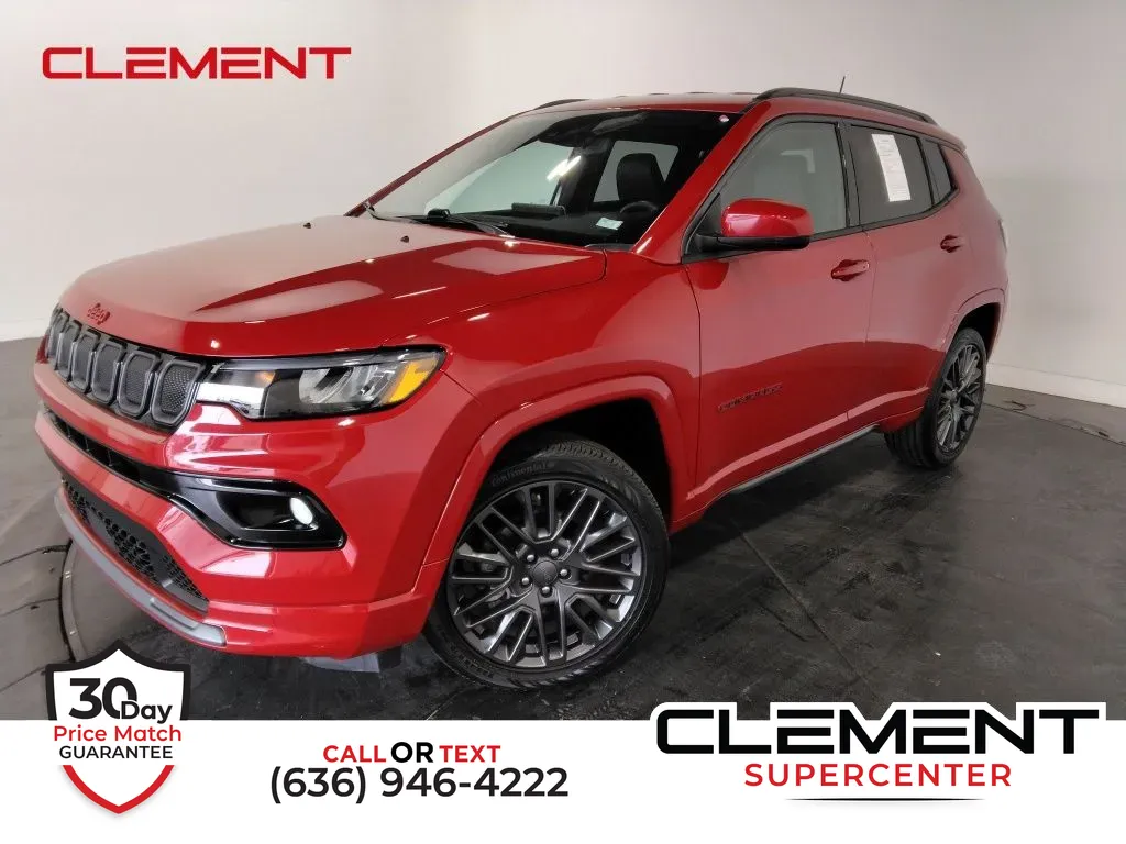 Red 2022 Jeep Compass Limited for sale in Saint Charles, MO