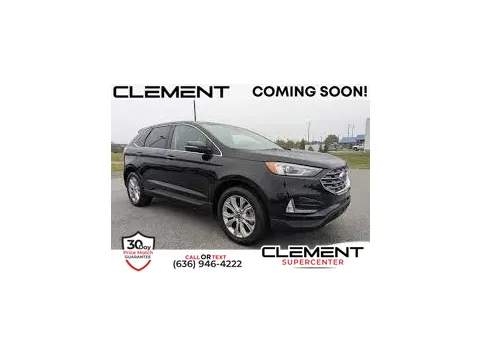 Black 2022 Ford Edge Titanium for sale in Saint Charles, MO