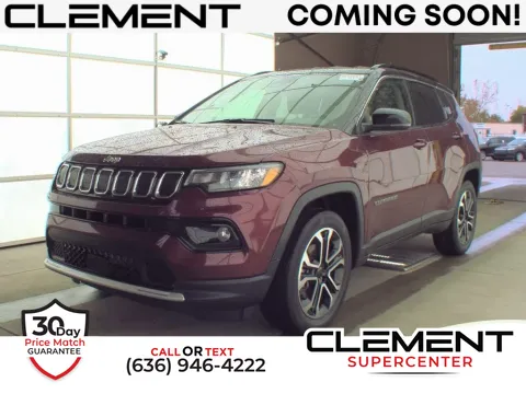 Red 2022 Jeep Compass Limited for sale in Saint Charles, MO