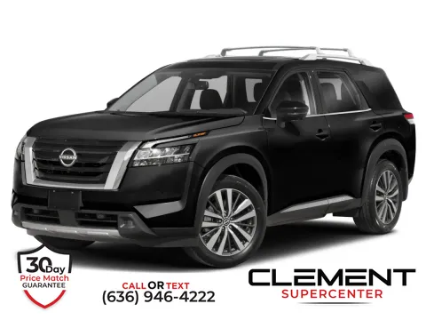 Black 2022 Nissan Pathfinder Platinum for sale in Saint Charles, MO
