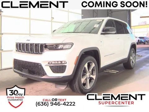 White 2023 Jeep Grand Cherokee 4xe for sale in Saint Charles, MO