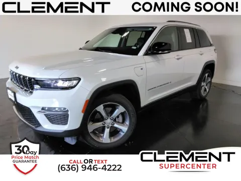 White 2023 Jeep Grand Cherokee 4xe for sale in Saint Charles, MO