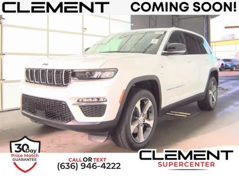 White 2023 Jeep Grand Cherokee 4xe for sale in Saint Charles, MO