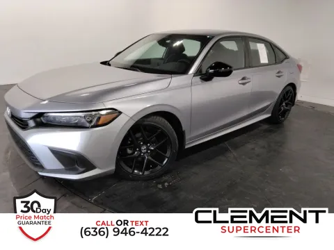 Silver 2022 Honda Civic Sport for sale in Saint Charles, MO