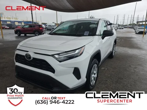 White 2023 Toyota RAV4 LE for sale in Saint Charles, MO