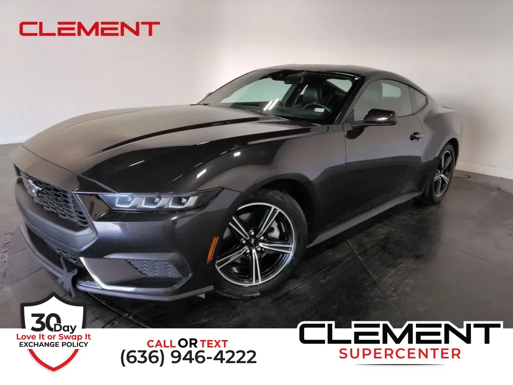 Gray 2024 Ford Mustang EcoBoost Premium for sale in Saint Charles, MO