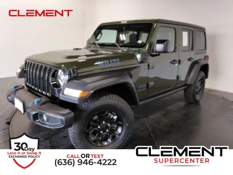 Green 2023 Jeep Wrangler Base 4xe for sale in Saint Charles, MO