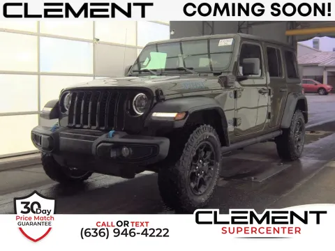 Green 2023 Jeep Wrangler Base 4xe for sale in Saint Charles, MO