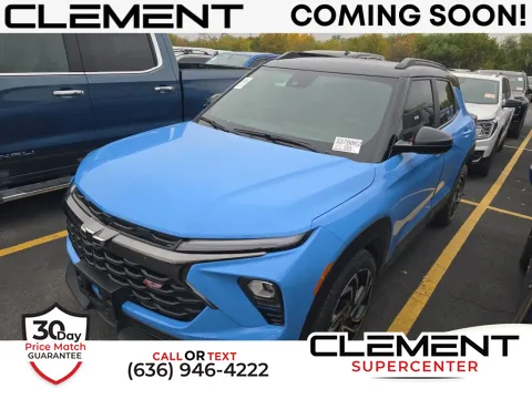 Blue 2024 Chevrolet TrailBlazer RS for sale in Saint Charles, MO