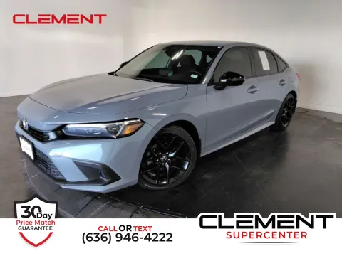 Silver 2024 Honda Civic Sport for sale in Saint Charles, MO