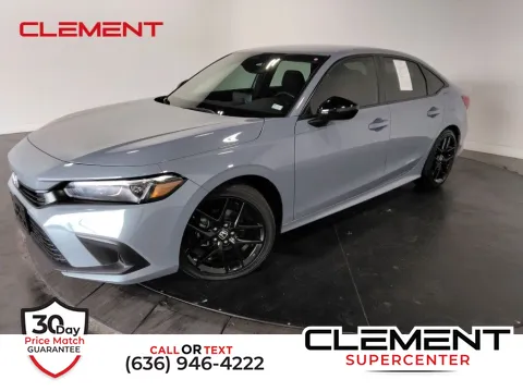 Silver 2024 Honda Civic Sport for sale in Saint Charles, MO