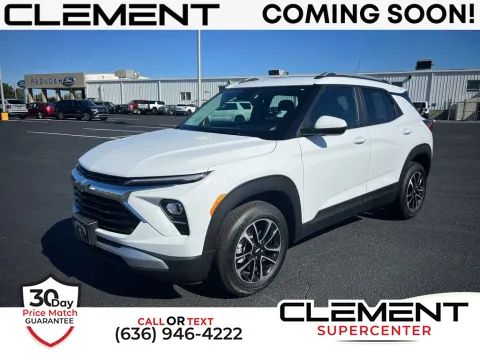 White 2025 Chevrolet TrailBlazer LT for sale in Saint Charles, MO