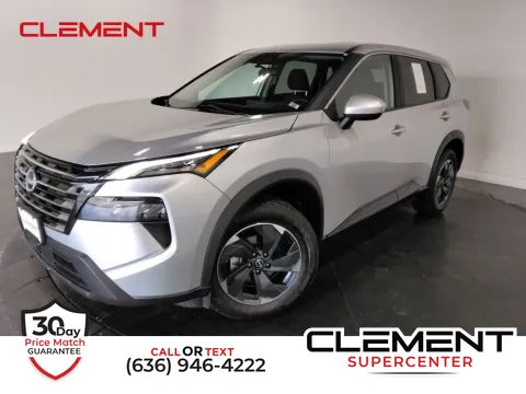 Silver 2024 Nissan Rogue SV for sale in Saint Charles, MO