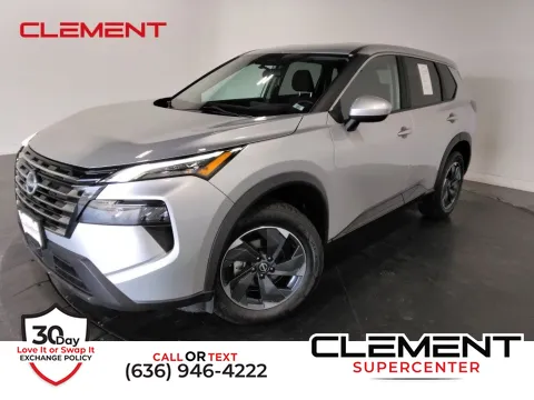 Silver 2024 Nissan Rogue SV for sale in Saint Charles, MO