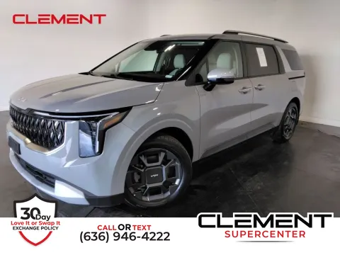 Silver 2025 Kia Carnival Hybrid EX for sale in Saint Charles, MO