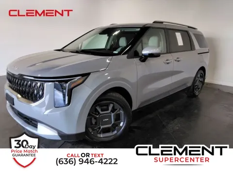 Silver 2025 Kia Carnival Hybrid EX for sale in Saint Charles, MO