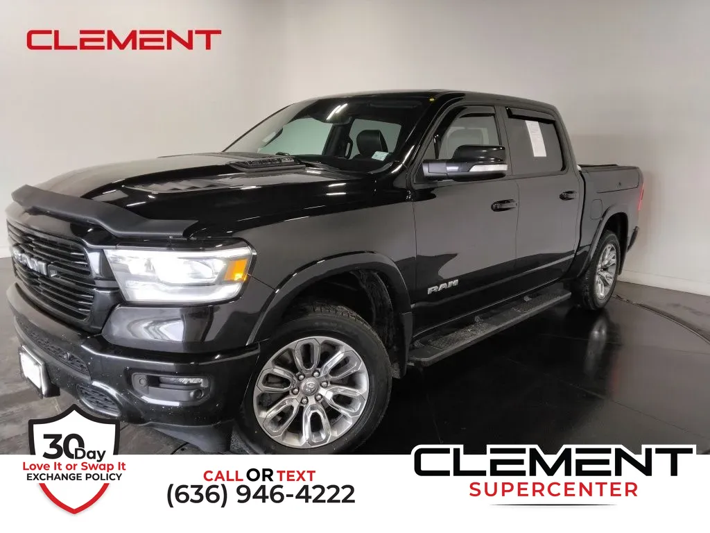 Black 2022 Ram 1500 Laramie for sale in Saint Charles, MO