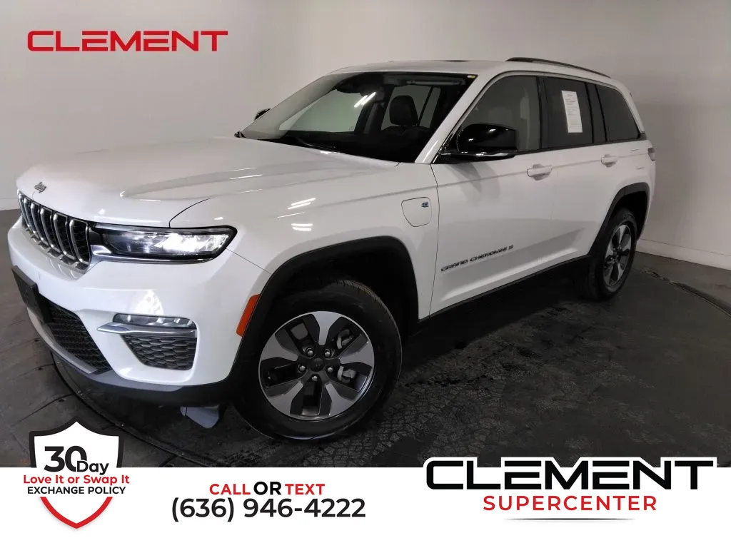 White 2022 Jeep Grand Cherokee 4xe for sale in Saint Charles, MO
