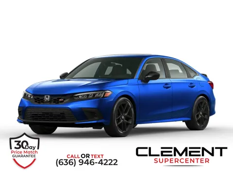 Blue 2024 Honda Civic Si for sale in Saint Charles, MO