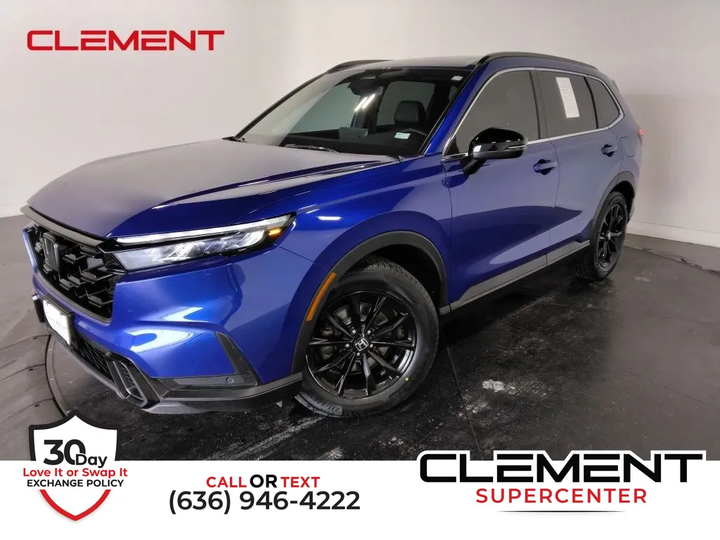 Blue 2024 Honda CR-V Hybrid Sport-L for sale in Saint Charles, MO