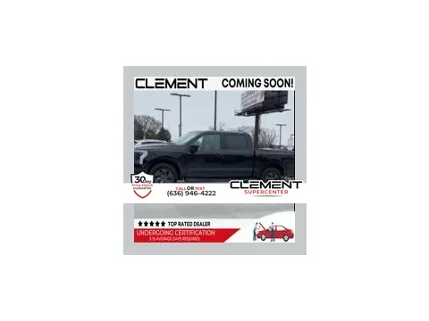 Black 2024 Ford F-150 Lightning Lariat for sale in Saint Charles, MO
