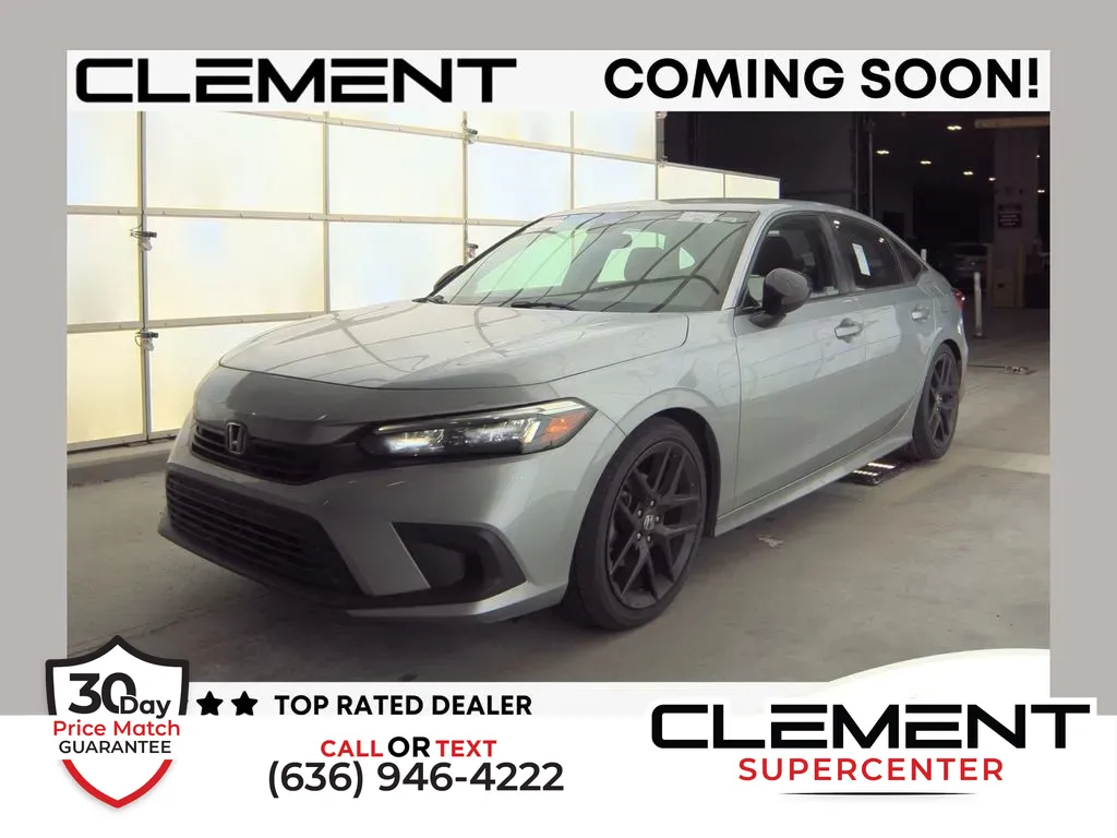 Silver 2022 Honda Civic Sport for sale in Saint Charles, MO