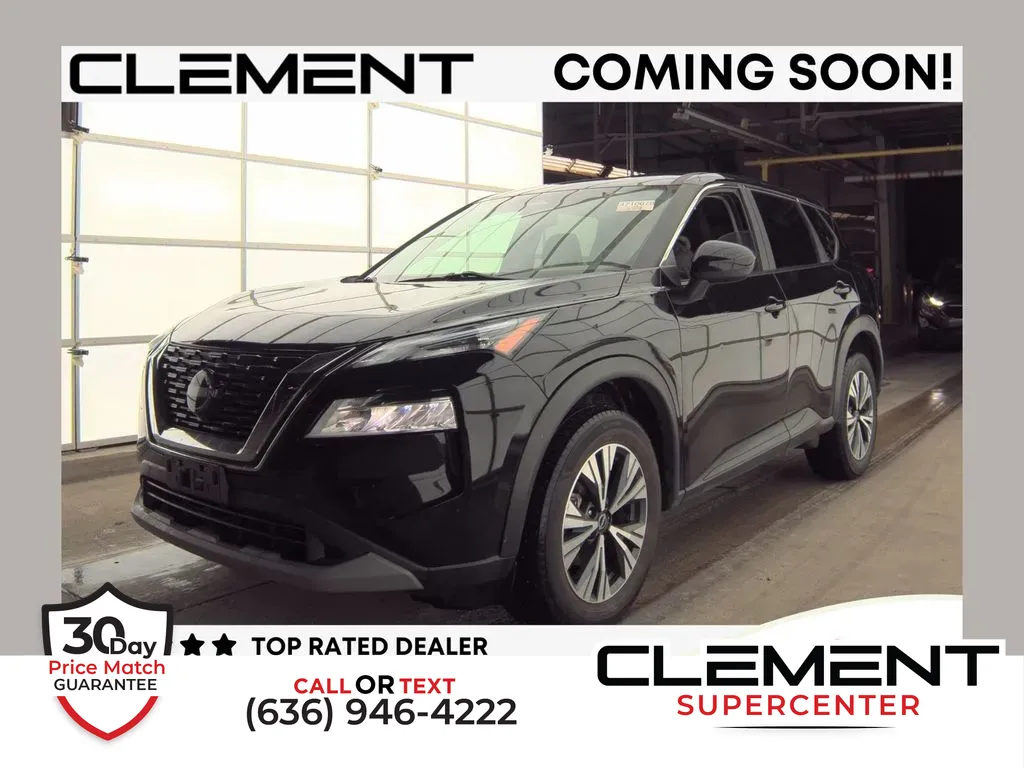 Black 2023 Nissan Rogue SV for sale in Saint Charles, MO