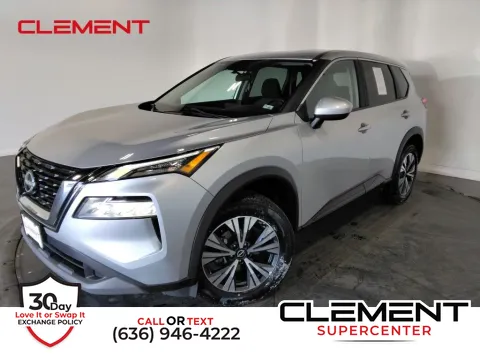 Silver 2023 Nissan Rogue SV for sale in Saint Charles, MO