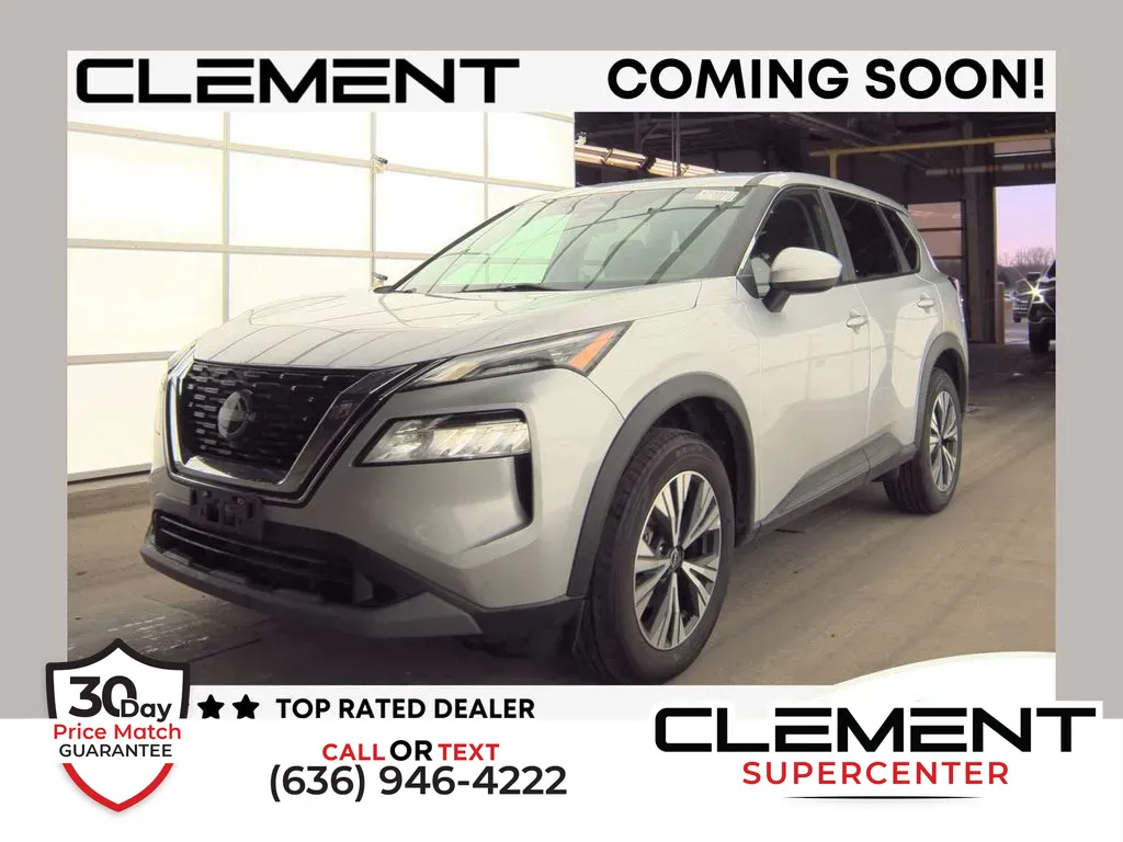 Silver 2023 Nissan Rogue SV for sale in Saint Charles, MO