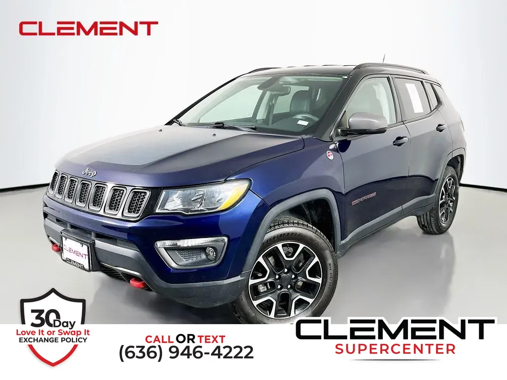 Blue 2019 Jeep Compass Trailhawk for sale in Saint Charles, MO
