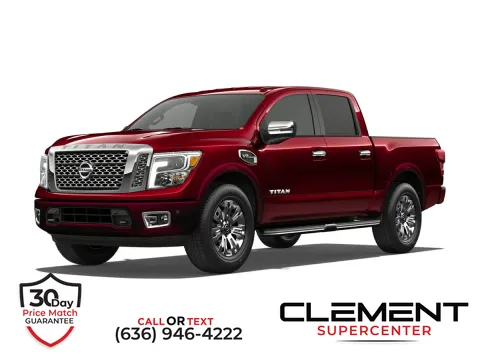 Black 2017 Nissan Titan Platinum Reserve for sale in Saint Charles, MO